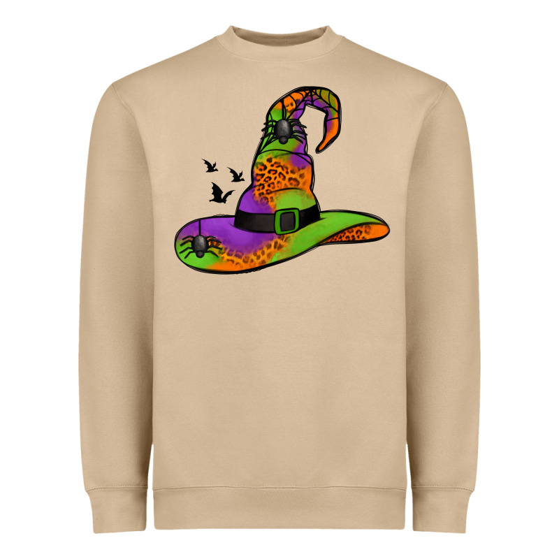 Witch Hat With Spiders Heavyweight Sweatshirt by Jasminsmagicworld | Teevron