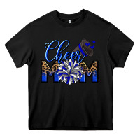 Black Cheer mom Heavy Core Tee - Zillion Design Studio
