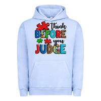 Pigment Grape Ice think before you judge Urban Hoodie - OliviaCreatesArt