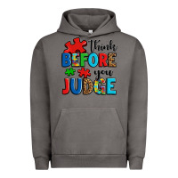 Pigment Tornado think before you judge Urban Hoodie - OliviaCreatesArt