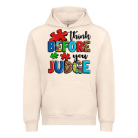 Sandshell think before you judge Urban Hoodie - OliviaCreatesArt