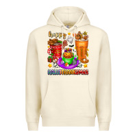 Sandshell Happy Hallothanksmas coffee cups Premium Hoodie - texasbilliewilder