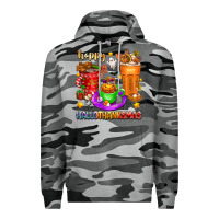 Slate Camo Happy Hallothanksmas coffee cups Premium Hoodie - texasbilliewilder