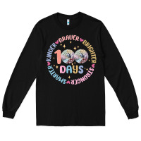 Black 100 days of school Long Sleeve Tee - MaliasSmallBusiness