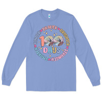 Colony Blue 100 days of school Long Sleeve Tee - MaliasSmallBusiness