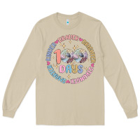 Mushroom 100 days of school Long Sleeve Tee - MaliasSmallBusiness