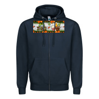 Navy football dad Zipper Hoodie - BundleAndBundleShop