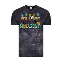 Cloud Black adulting is some bullshit Vintage Tee - NancyCooperArtShop