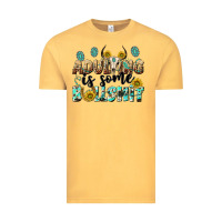 Vintage Mustard adulting is some bullshit Vintage Tee - NancyCooperArtShop