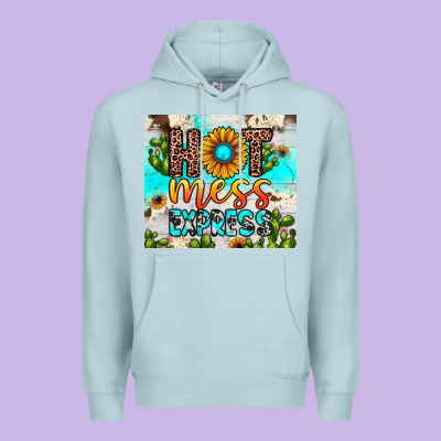 Hot Mess Express Premium Hoodie Designed By Jahusdesignshop
