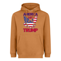 Meerkat Trump America First Eagle Heavyweight Hoodie - Bettercallsaul