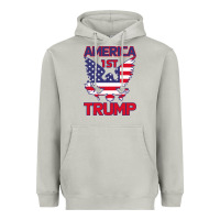 Moon Dust Trump America First Eagle Heavyweight Hoodie - Bettercallsaul