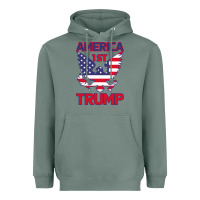 Sage Trump America First Eagle Heavyweight Hoodie - Bettercallsaul