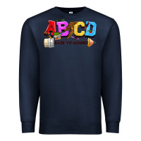 Navy abcd back to school Premium Sweatshirt - NancyCooperArtShop