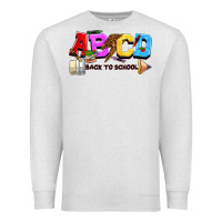 Oatmeal Heather abcd back to school Premium Sweatshirt - NancyCooperArtShop
