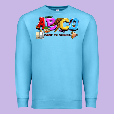Abcd Back To School Premium Sweatshirt Designed By Nancycooperartshop