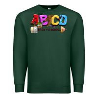 Sports Green abcd back to school Premium Sweatshirt - NancyCooperArtShop