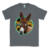 Charcoal Heather aztec backsground donkey Classic Tee - Jasminsmagicworld