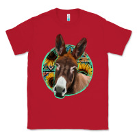Red aztec backsground donkey Classic Tee - Jasminsmagicworld