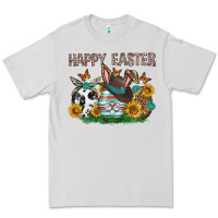 Dove Grey Western Happy Easter Premium Tee - Neo Western