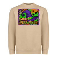 Mushroom Witch's Hat 100 That Witch Heavyweight Sweatshirt - Jasminsmagicworld