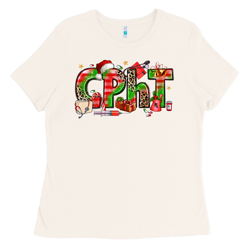 Christmas Cpht Pharmacy Technician Ladies Tee by texasbilliewilder | Teevron
