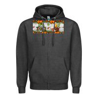 Charcoal Heather football dad Zipper Hoodie - BundleAndBundleShop