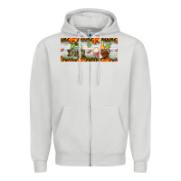 Dove Grey football dad Zipper Hoodie - BundleAndBundleShop