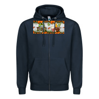 Navy football dad Zipper Hoodie - BundleAndBundleShop