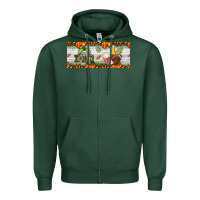 Sports Green football dad Zipper Hoodie - BundleAndBundleShop
