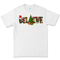 White believe christmas Premium Tee - CowhideDigitalArt