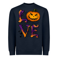 Navy Love Halloween Heavyweight Sweatshirt - Jasminsmagicworld