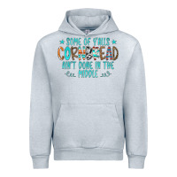 Heather Grey Some Of Y'alls Cornbread Ain't Done In The Middle Urban Hoodie - CowCowDesign