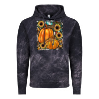 Cloud Black sunflowers, pumpkin, cowhide, serape Vintage Hoodie - JahusDesignShop