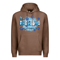 Chestnut it's freezing season Premium Hoodie - texasbilliewilder