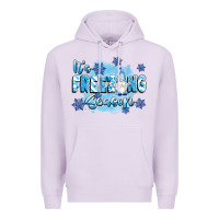 Lilac it's freezing season Premium Hoodie - texasbilliewilder