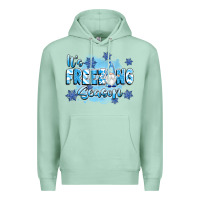 Seafoam it's freezing season Premium Hoodie - texasbilliewilder