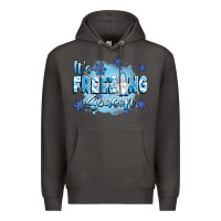 Smoke it's freezing season Premium Hoodie - texasbilliewilder