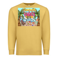 Antique Gold summer vibes Premium Sweatshirt - NancyCooperArtShop