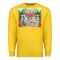 Lemon summer vibes Premium Sweatshirt - NancyCooperArtShop