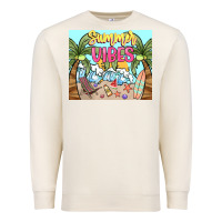 Sandshell summer vibes Premium Sweatshirt - NancyCooperArtShop