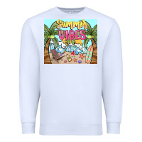 White summer vibes Premium Sweatshirt - NancyCooperArtShop