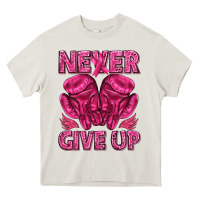 Cream never give up cancer Heavy Core Tee - texasbilliewilder