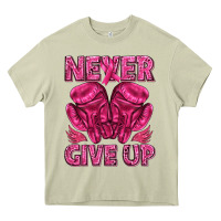 Mossy never give up cancer Heavy Core Tee - texasbilliewilder