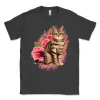 Smoke floral cat Classic Tee - Jasminsmagicworld