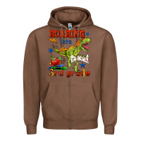 Chestnut roaring into 3rd grade Zipper Hoodie - BundleAndBundleShop