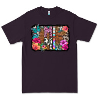 Plum mimi floral background Premium Tee - HRA Design Shop