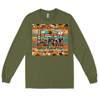 Army Green lpn licensed practical nurse Long Sleeve Tee - JahusDesignShop