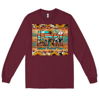 Burgundy lpn licensed practical nurse Long Sleeve Tee - JahusDesignShop