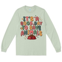 Matcha it's a good day to save animals Long Sleeve Tee - MaliasSmallBusiness